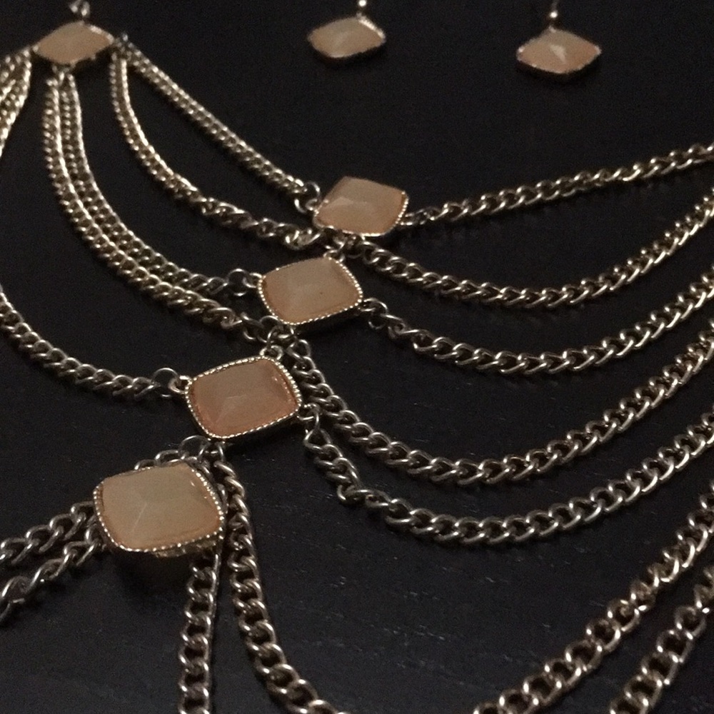 Necklace and earrings set from Forever 21