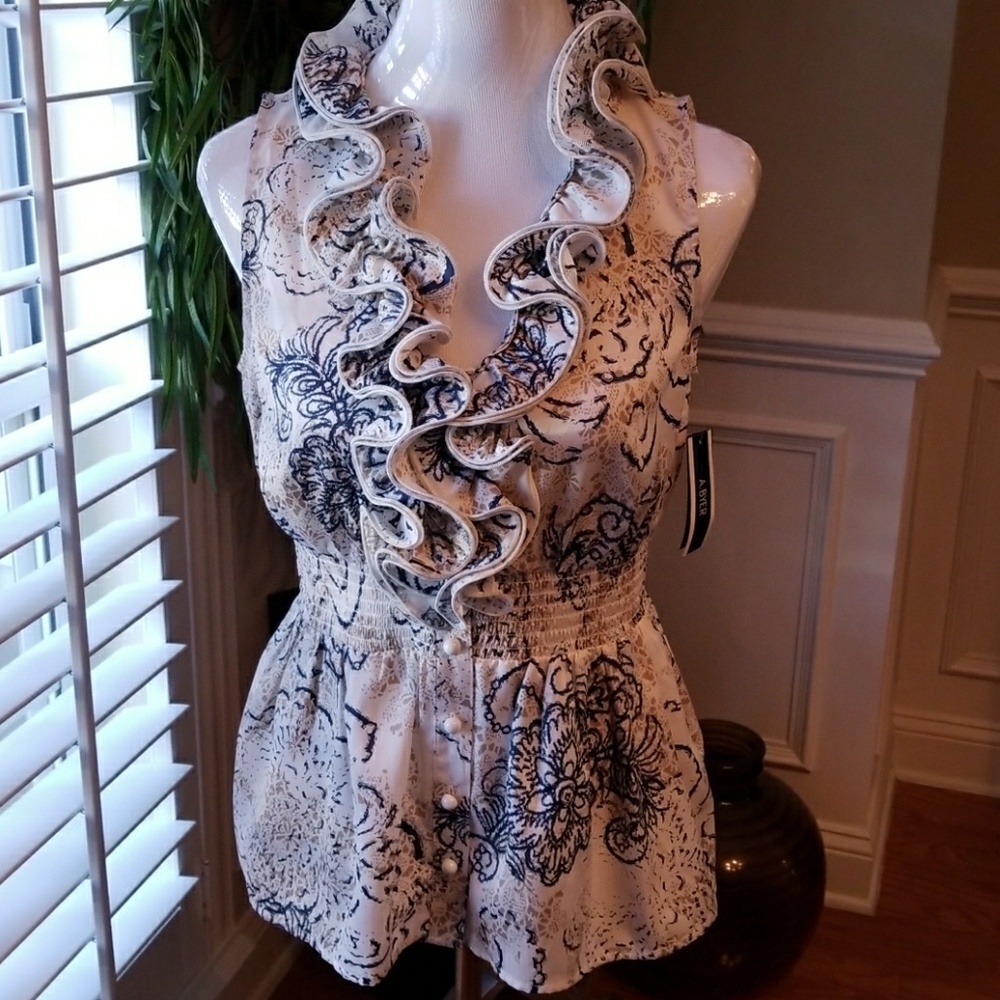 A. Byer Dress Top Size Large NEW