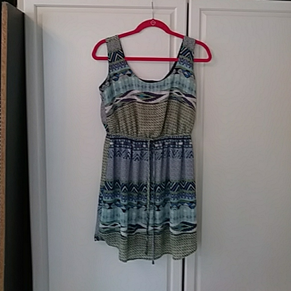 Tribal Print Mini Dress