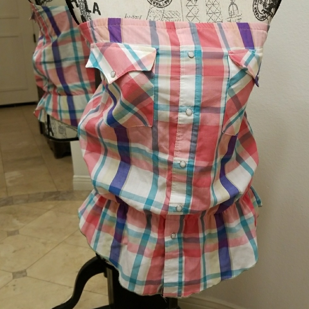 SOLD! One-of-a-Kind Vintage Recycled Tube Top