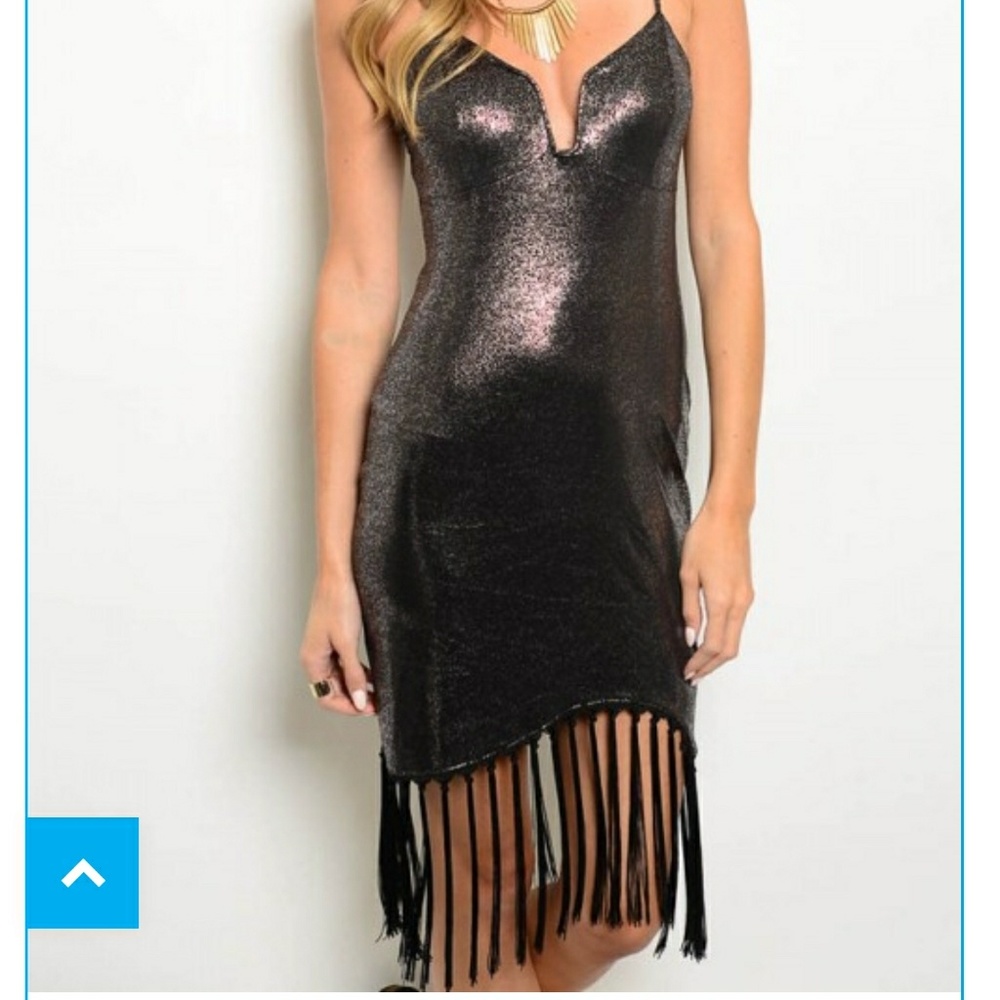 NYE! Black sexy bodycon dress
