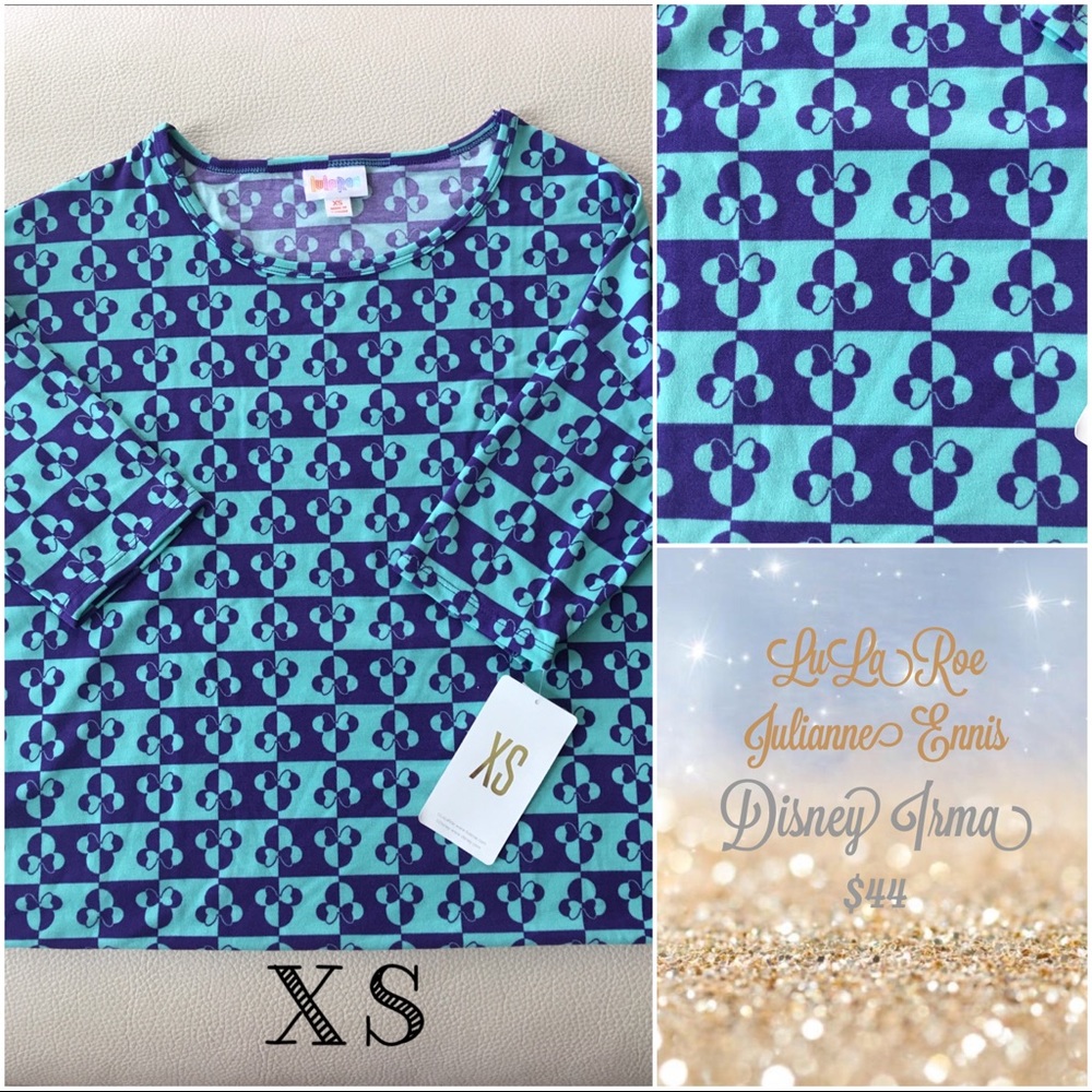 BNWT LULAROE DISNEY IRMA MINNIE MOUSE PRINT