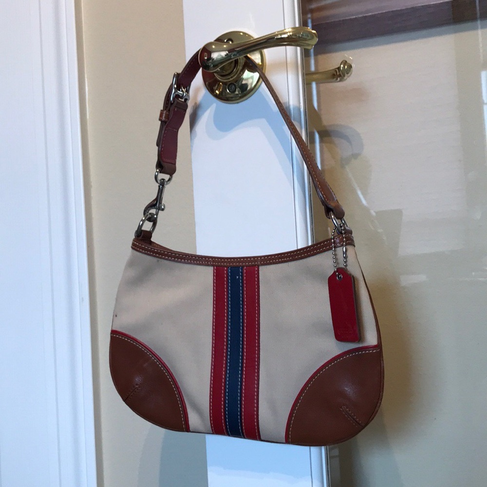 Coach Bag with Leather Strap