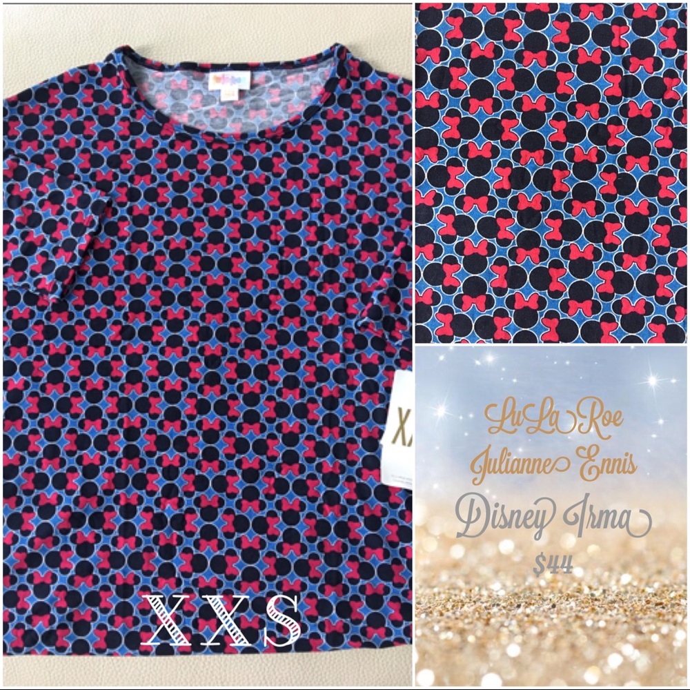 BNWT LULAROE DISNEY IRMA MINNIE MOUSE PRINT