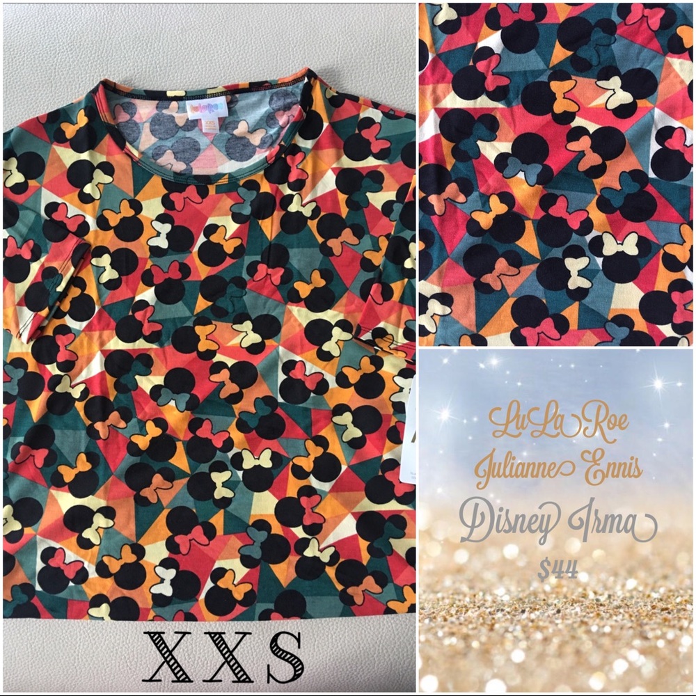 BNWT LULAROE DISNEY IRMA MINNIE MOUSE PRINT