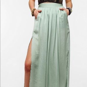 Sparkle and fade maxi skirt