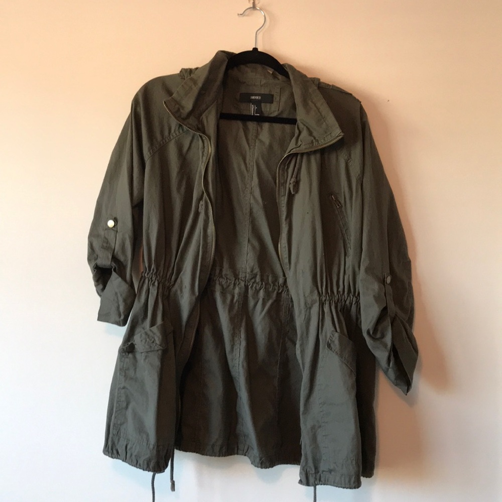 Army green jacket