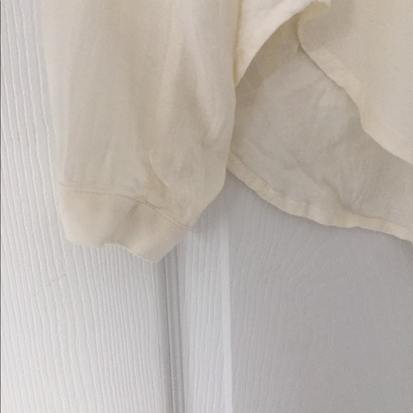 Ivory Button Blouse - Picture 3 of 4