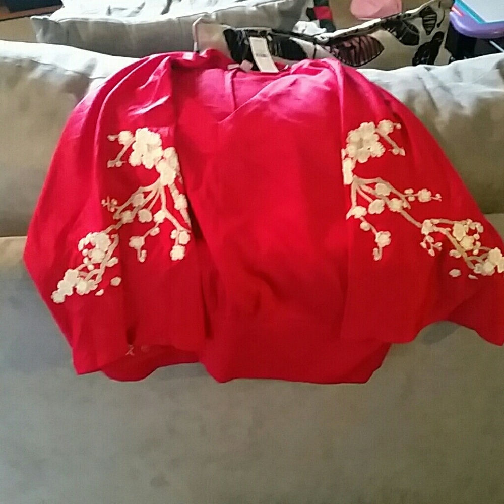 Jumpsuit and kimono top