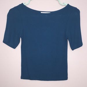 Ribbed Knit Crop Top