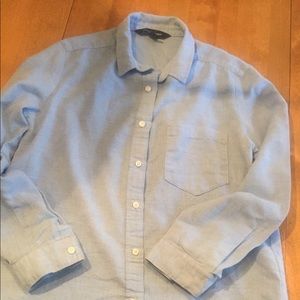 American Apparel light blue chambray shirt