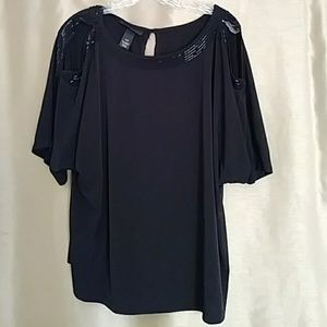 Black formal Top