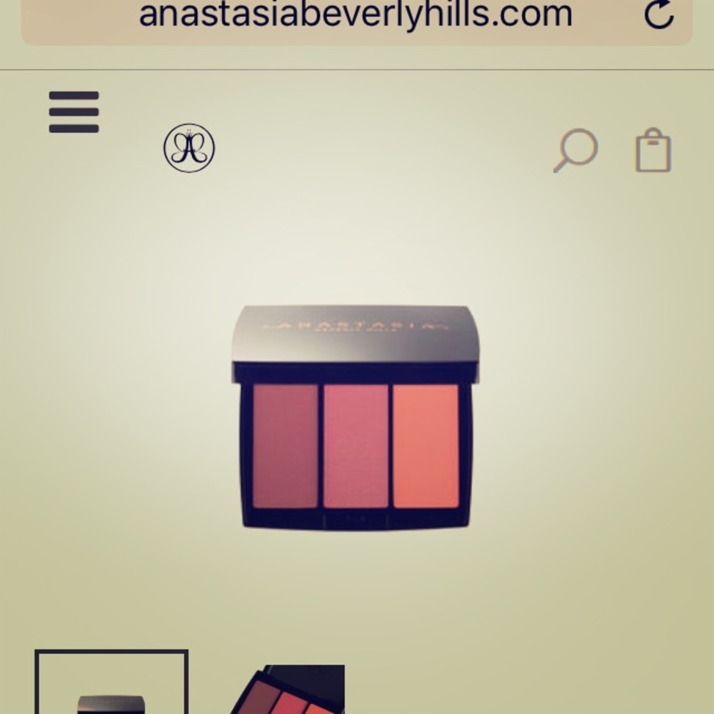 Anastasia blush palette by Beverly Hills