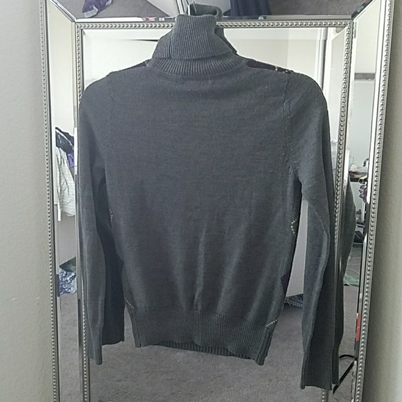 Gray Argle Turtleneck Sweater - Picture 2 of 3