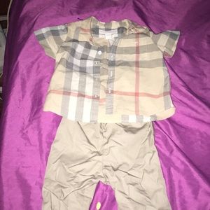 Baby Burberry set