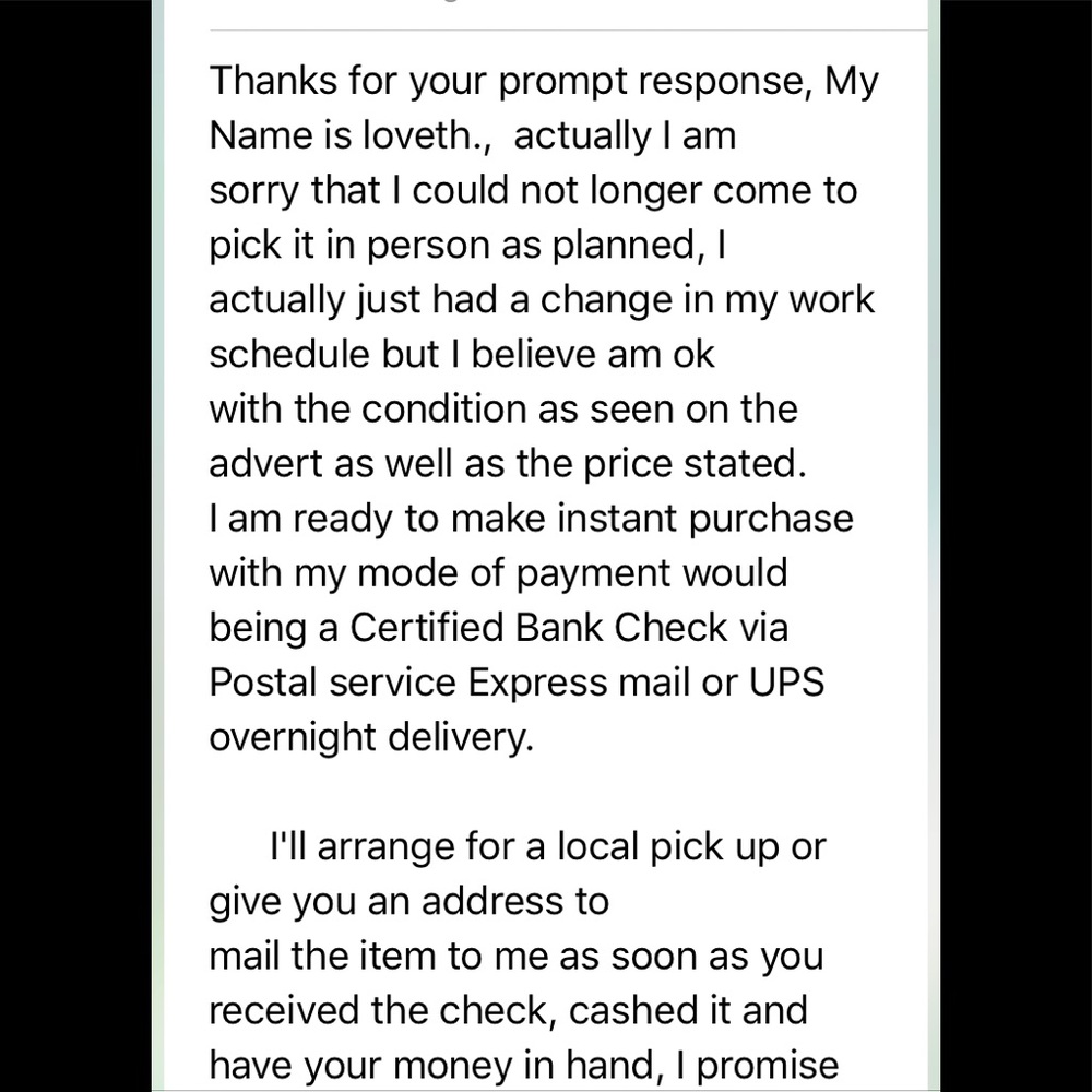 Be wary of approaches by this person- damsel09