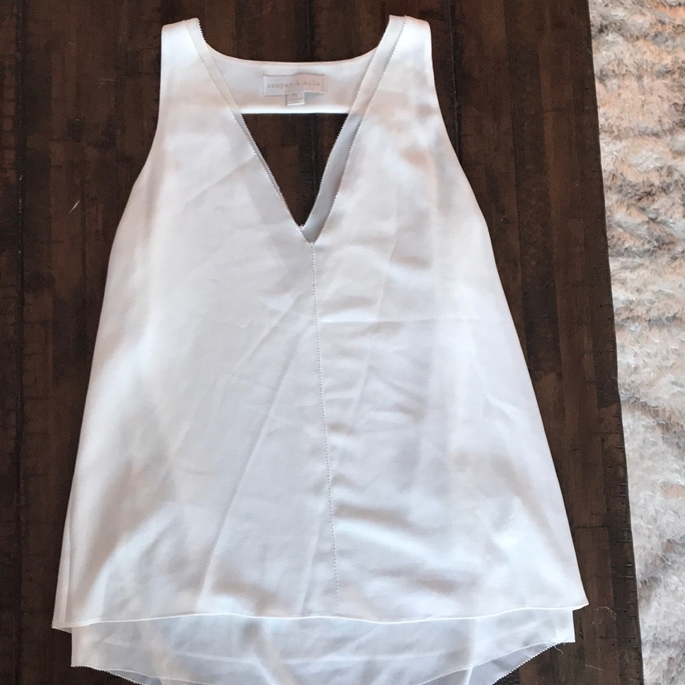 Cooper & Ella white tank top