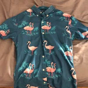 Flamingo Casual Button Down