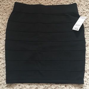 Bandage black skirt