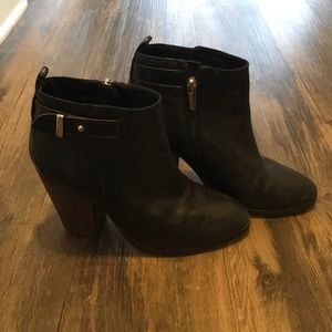 Coach black ankle boots