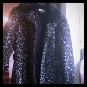 Leapord print long coat