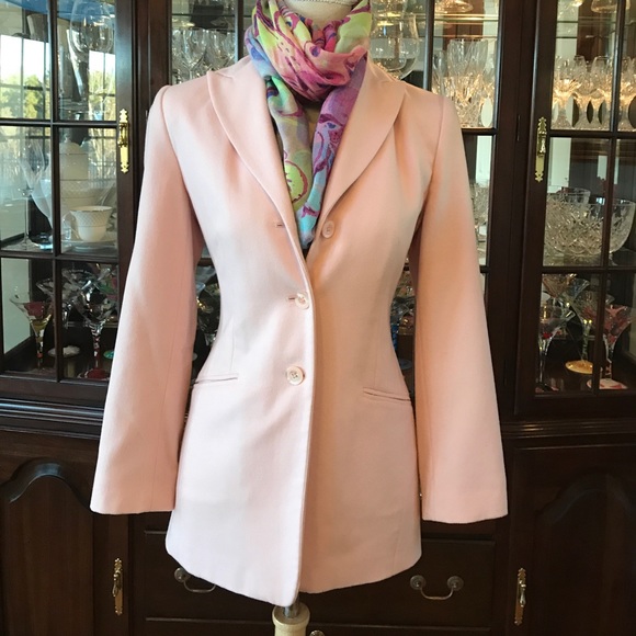 Jackets & Blazers - 100% cashmere light pink blazer