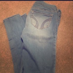 Blue. Hollister skinny Jeggings. Reg length