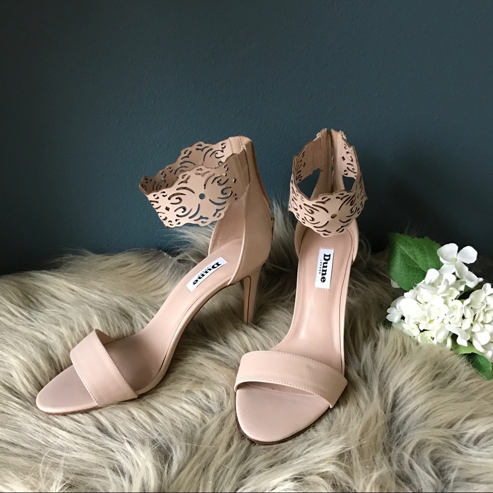 Dune London sandals with ankle strap