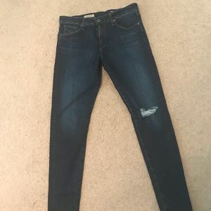 AG denim high rise The Farrah Skinny