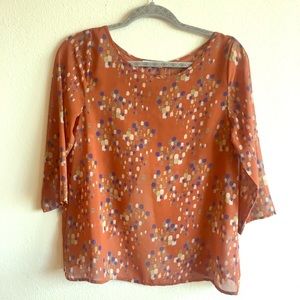 Orange Blouse