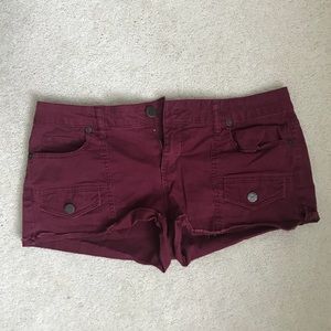 Maroon Summer Shorts