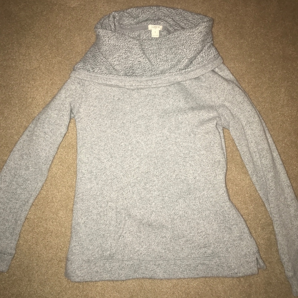J crew gray sweater
