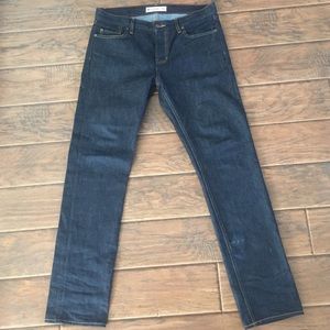 Element slim jeans, white cone denim