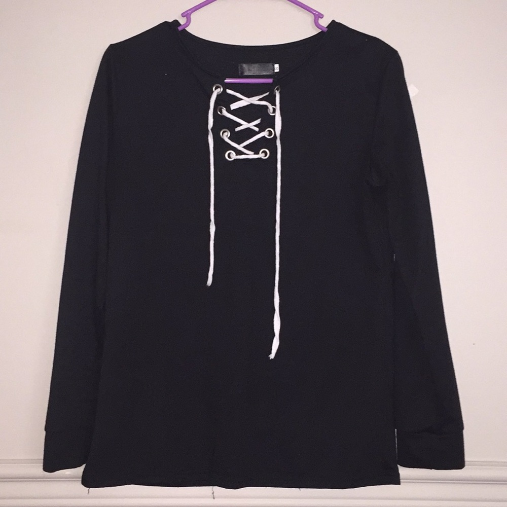Lace Up Top
