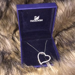 Swarovski Silver Heart Necklace