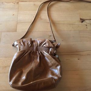 Hobo International Gathered Leather Crossbody Bag