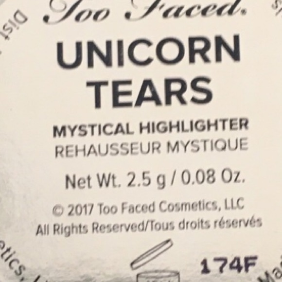 Too Faced Unicorn Tears Highlighter 🦄 - Picture 8 of 8