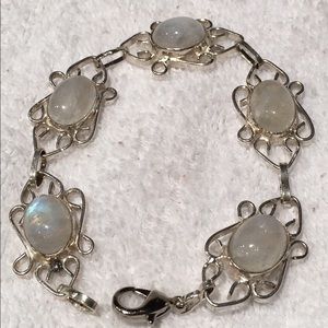 Sterling silver and moonstone Bracelet