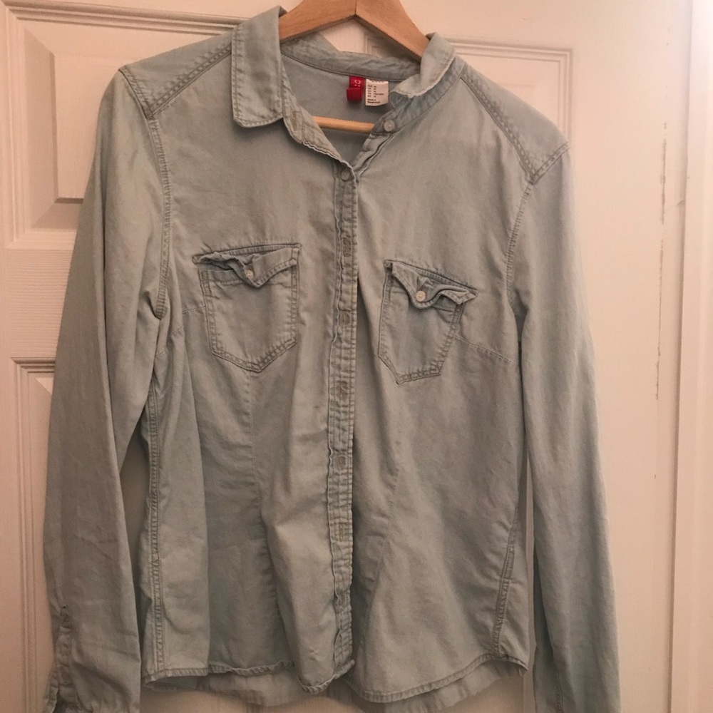 Long sleeve button up for women