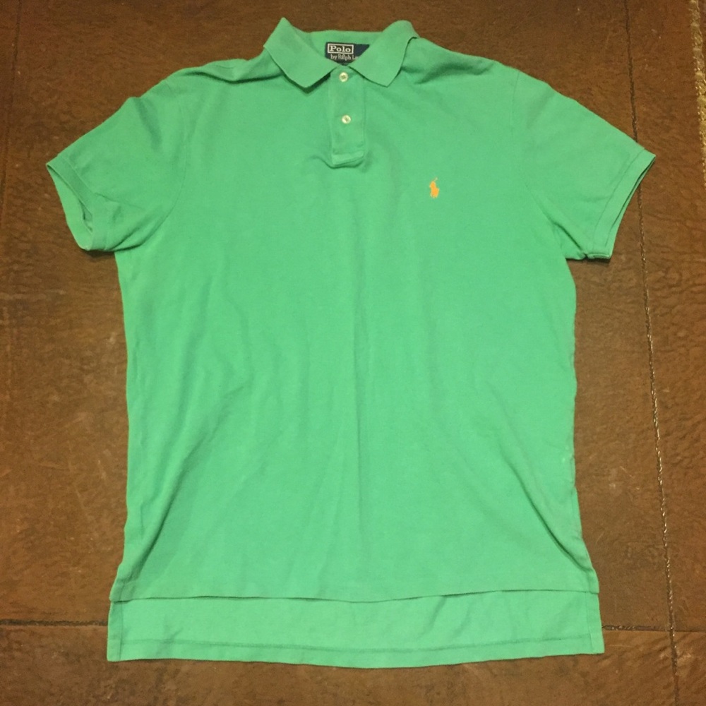 Polo Ralph Lauren - Light Green & Orange Pony