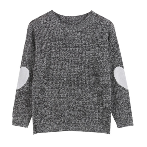 Heart Grey Fall Sweater Size S, M , L - Picture 2 of 5
