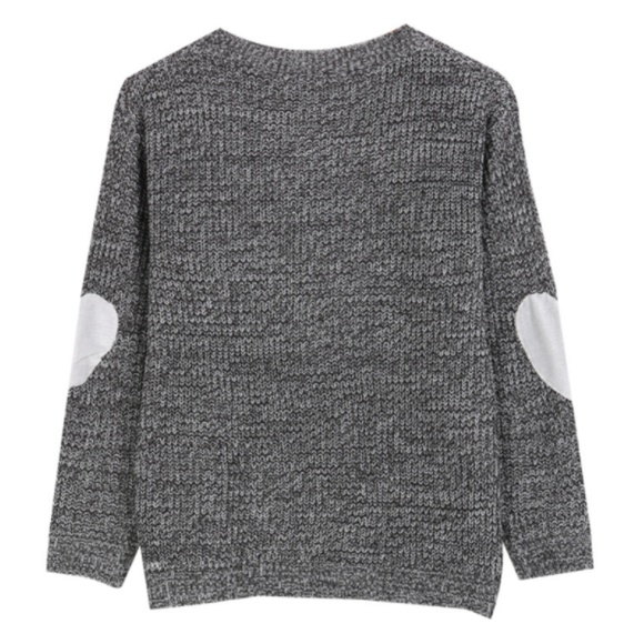 Heart Grey Fall Sweater Size S, M , L - Picture 3 of 5