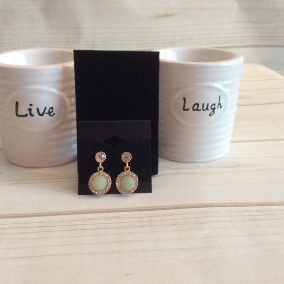 💢Last one💢last one green/ gold earrings - Picture 2 of 6