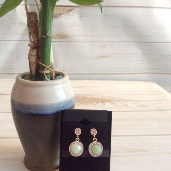 💢Last one💢last one green/ gold earrings - Picture 4 of 6