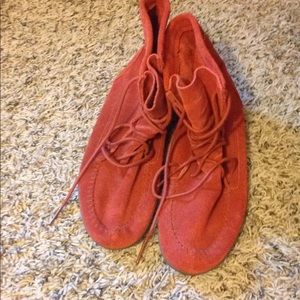 Vans moccasin (persimmon) reddish orangish