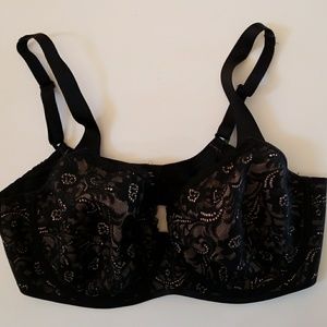 Soma black 36DD enticing lift bra
