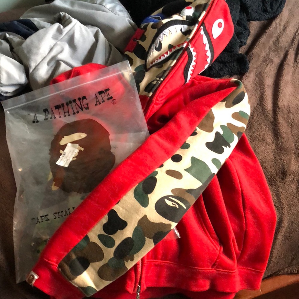 A Bathing Ape hoodie