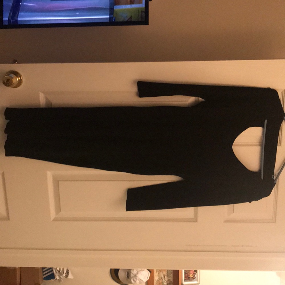 Long black dress