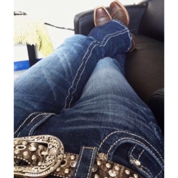 Blazzin’ Roxx Accessories - Rhinestone Jeans Belt M 26-30