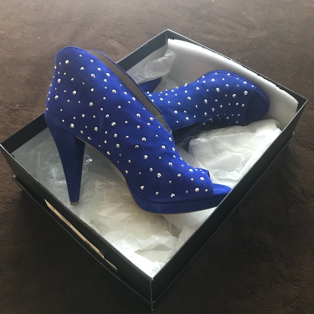 Beautiful dazzling ankle boots.